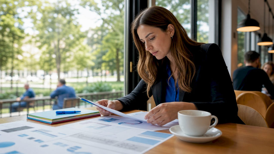 Marketing manager working on campaign coordination