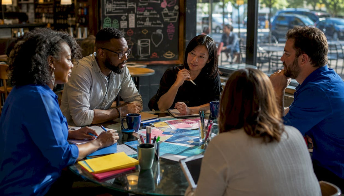 Community meeting for grassroots marketing strategy