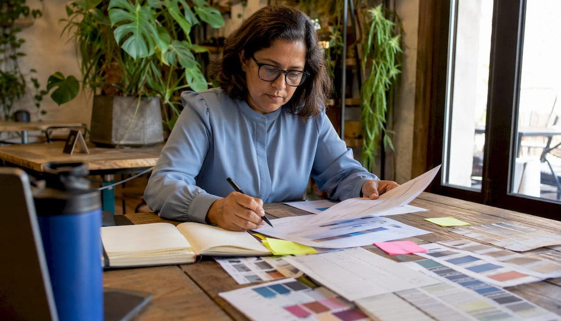 Woman reviewing e-commerce pricing strategies