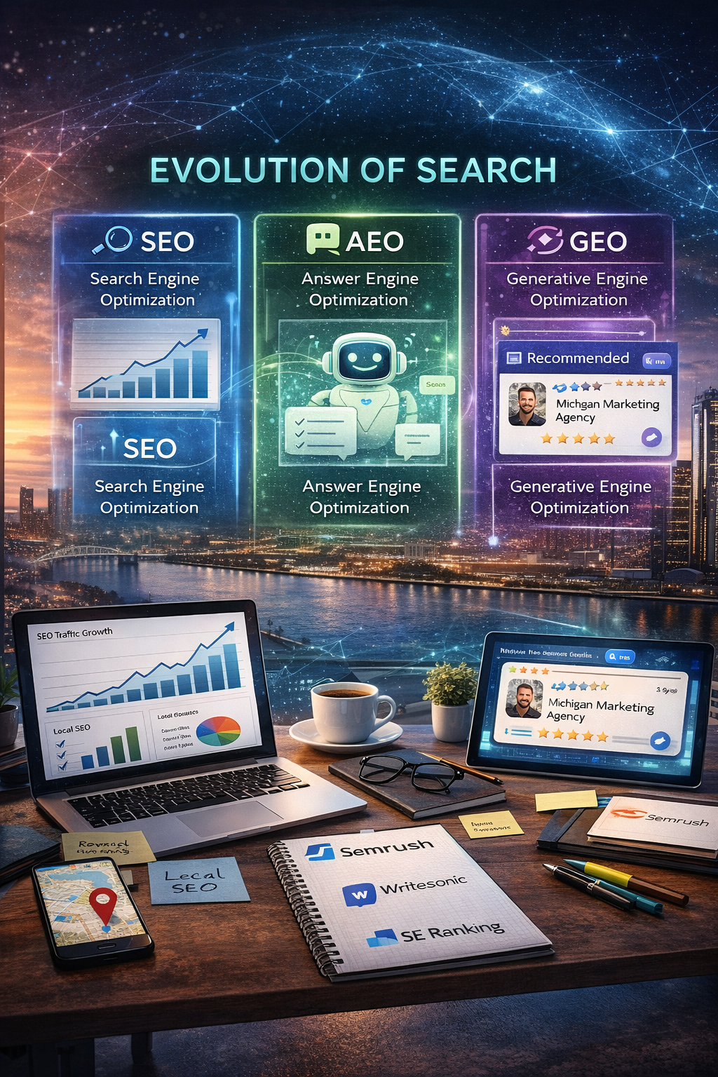 Evolution of Search; SEO, AEO, and GEO